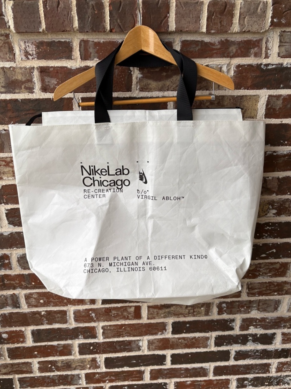 OFF-WHITE Nike Lab Chicago Virgil Abloh Limited Time Bag